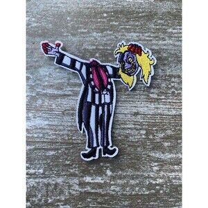 Beetlejuice iron on patch